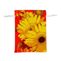 Flower Daisies Bloom Blossom Lightweight Drawstring Pouch (s) by Wegoenart