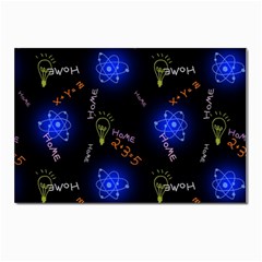 Formula Background Pattern Texture Design Postcard 4 x 6  (pkg Of 10) by Ravend