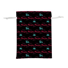 Doodle Lettering Background Lightweight Drawstring Pouch (s) by Ravend
