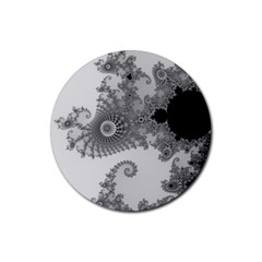 Apple Males Almond Bread Abstract Rubber Coaster (round) by danenraven