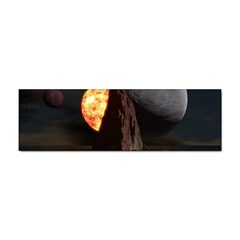 Eye Of Sauron Space Mushroom Moon Sticker (bumper) by Wegoenart