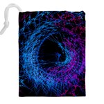 Symmetry Awesome 3d Digital Art Graphic Pattern Vortex Drawstring Pouch (5XL) Back