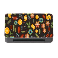 Christmas Seamless Pattern Memory Card Reader With Cf by Jancukart