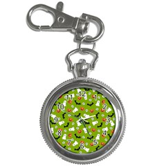 Pattern Seamless Halloween Fall Key Chain Watches by Wegoenart
