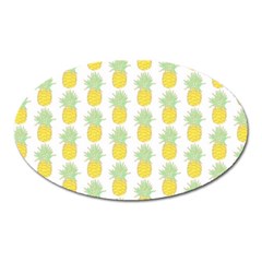 Pineapple Glitter Oval Magnet by ConteMonfrey