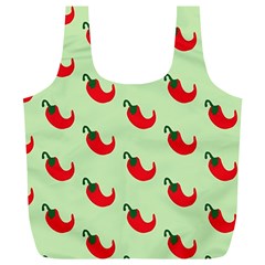 Small Mini Peppers Green Full Print Recycle Bag (xl) by ConteMonfrey