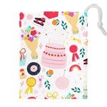 Its Time To Celebrate Drawstring Pouch (4XL) Front