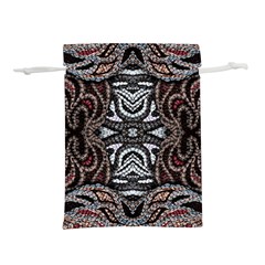 Autumn Patterns Lightweight Drawstring Pouch (l) by kaleidomarblingart