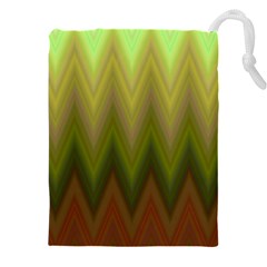 Zig Zag Chevron Classic Pattern Drawstring Pouch (5xl) by Celenk