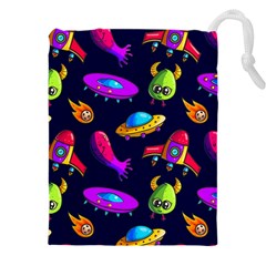 Space Pattern Drawstring Pouch (4xl) by Wegoenart
