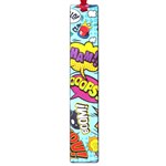 Comic Elements Colorful Seamless Pattern Large Book Marks Front