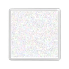 Computer Cyber Circuitry Circuits Electronic Memory Card Reader (square) by Jancukart