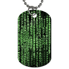 Matrix Technology Tech Data Digital Network Dog Tag (two Sides) by Wegoenart