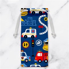Car Cars Seamless Pattern Vector Rescue Team Cartoon Jewelry Bag by Wegoenart