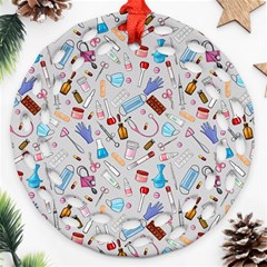 Medical Devices Ornament (round Filigree) by SychEva