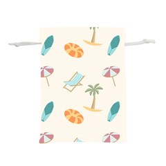 Cool Summer Pattern - Beach Time!   Lightweight Drawstring Pouch (s) by ConteMonfrey