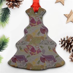 Pattern Armenian Birds Ornament (christmas Tree)  by Gohar