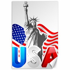 New York City Holiday United States Usa Canvas 12  X 18  by Jancukart