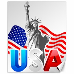 New York City Holiday United States Usa Canvas 16  X 20  by Jancukart