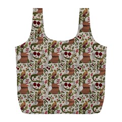 Architecture Ornaments Full Print Recycle Bag (l) by Gohar