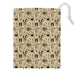 Halloween  Drawstring Pouch (4XL) Front