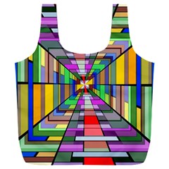 Art Background Abstract Full Print Recycle Bag (xxxl) by artworkshop