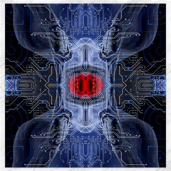 Art Robot Artificial Intelligence Technology Canvas 16  X 16  by Ravend