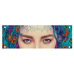 Pepper Colors Girl Banner And Sign 6  X 2  by Sparkle