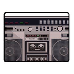 Cassette Recorder 80s Music Stereo Fleece Blanket (small) by Pakemis