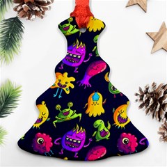 Space Patterns Christmas Tree Ornament (two Sides) by Pakemis