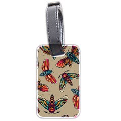 Tattoos Colorful Seamless Pattern Luggage Tag (two Sides) by Pakemis