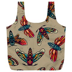 Tattoos Colorful Seamless Pattern Full Print Recycle Bag (xl) by Pakemis