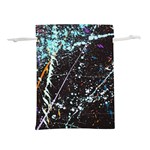Abstract Colorful Texture Lightweight Drawstring Pouch (S) Back