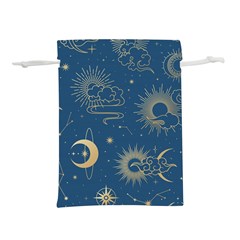 Seamless-galaxy-pattern Lightweight Drawstring Pouch (m) by Pakemis