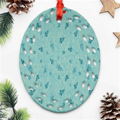 Missile Pattern Ornament (oval Filigree) by artworkshop