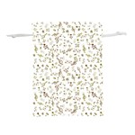 Background Ornamental Pattern Graphic Seamless Lightweight Drawstring Pouch (L) Back