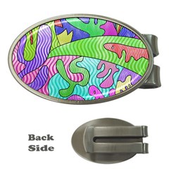 Colorful Stylish Design Money Clips (oval)  by gasi