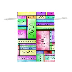 Colorful Pattern Lightweight Drawstring Pouch (m) by gasi
