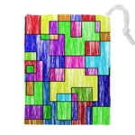 Colorful stylish design Drawstring Pouch (5XL) Front