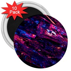 Space Futuristic Shiny Abstraction 3  Magnets (10 Pack)  by Pakemis