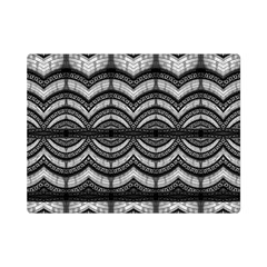 Abstract Geometric Collage Pattern One Side Premium Plush Fleece Blanket (mini) by dflcprintsclothing