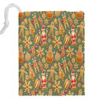 Pattern Seamless Drawstring Pouch (4XL) Back