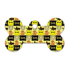 Smily Dog Tag Bone (two Sides) by Sparkle