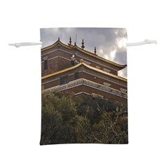 Buddhist Temple, Lavalleja, Uruguay Lightweight Drawstring Pouch (l) by dflcprintsclothing