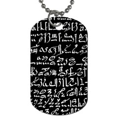 Sanscrit Pattern Design Dog Tag (two Sides) by dflcprintsclothing
