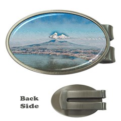 Napoli - Vesuvio Money Clips (oval)  by ConteMonfrey