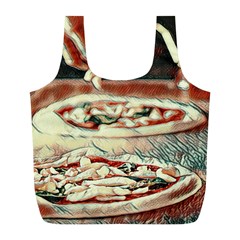 Naples Pizza On The Making Full Print Recycle Bag (l) by ConteMonfrey