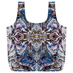 Marbling Blend  Full Print Recycle Bag (xxl) by kaleidomarblingart