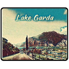 On The Way To Lake Garda, Italy  Fleece Blanket (medium) by ConteMonfrey