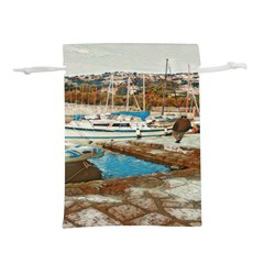 Alone On Gardasee, Italy  Lightweight Drawstring Pouch (s) by ConteMonfrey
